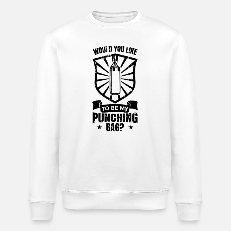 Boxe Witz - Stanley/Stella Unisex Bio-Sweatshirt ROLLER - Weiß