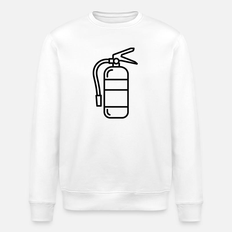 Feuerlöscher - Stanley/Stella Unisex Bio-Sweatshirt ROLLER - Weiß