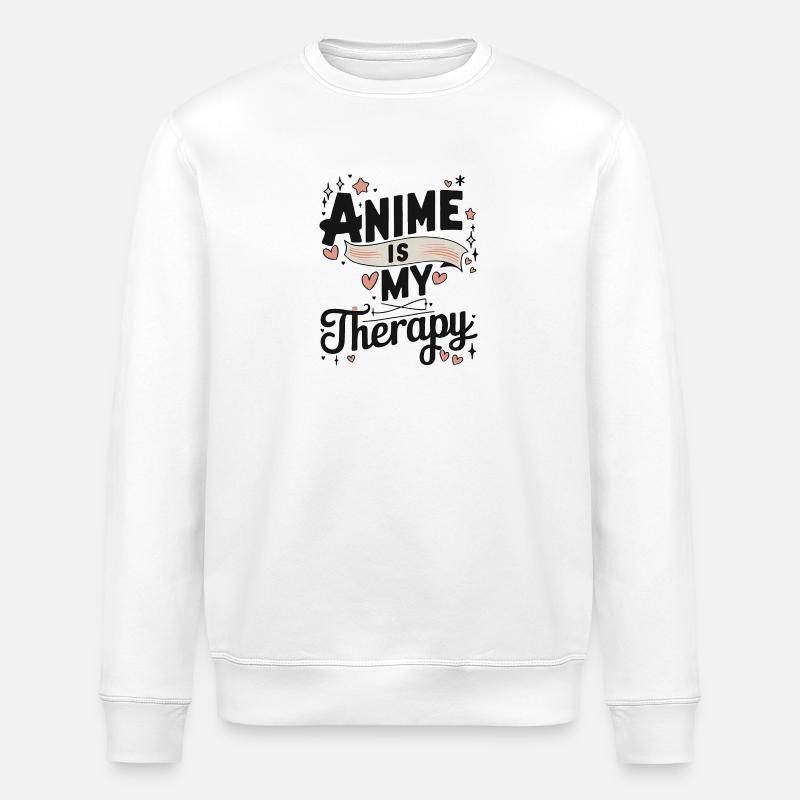L’anime est ma thérapie - Sweat bio ROLLER Stanley/Stella Unisexe - blanc