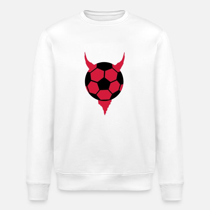 football_2 - Stanley/Stella Unisex Bio-Sweatshirt ROLLER - Weiß