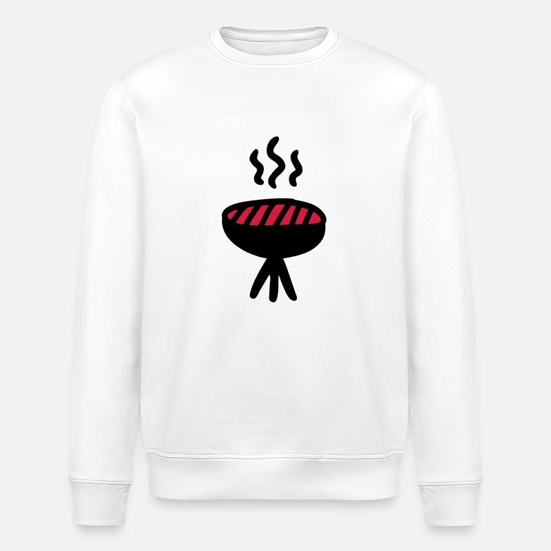 Grid - Stanley/Stella ROLLER Unisex Organic Sweatshirt - white