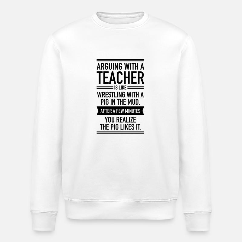 Arguin With A Teacher - Sweat bio ROLLER Stanley/Stella Unisexe - blanc