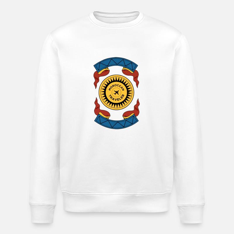 Marokkanischer Reisender - Stanley/Stella Unisex Bio-Sweatshirt ROLLER - Weiß