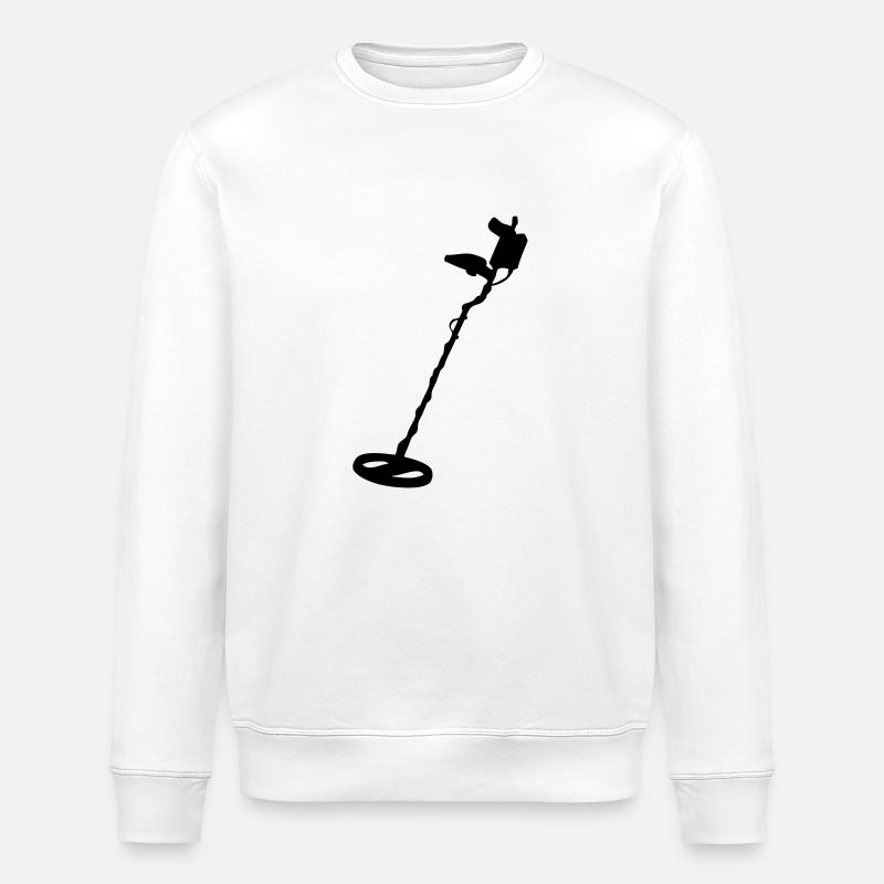 dessin détecteur de métaux - Sweat bio ROLLER Stanley/Stella Unisexe - blanc