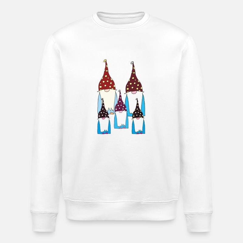 Série Gnome 5 - Sweat bio ROLLER Stanley/Stella Unisexe - blanc