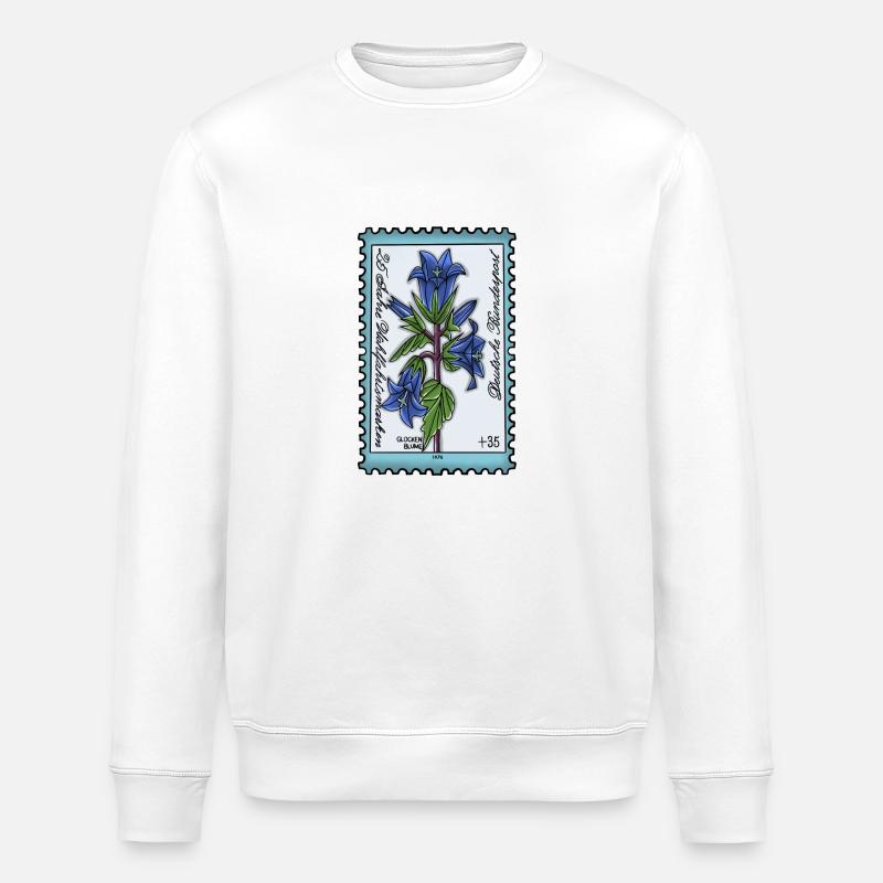 Glockenblume - Stanley/Stella Unisex Bio-Sweatshirt ROLLER - Weiß
