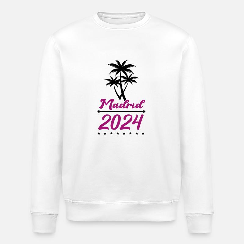 madrid 2024 - Stanley/Stella Unisex Bio-Sweatshirt ROLLER - Weiß