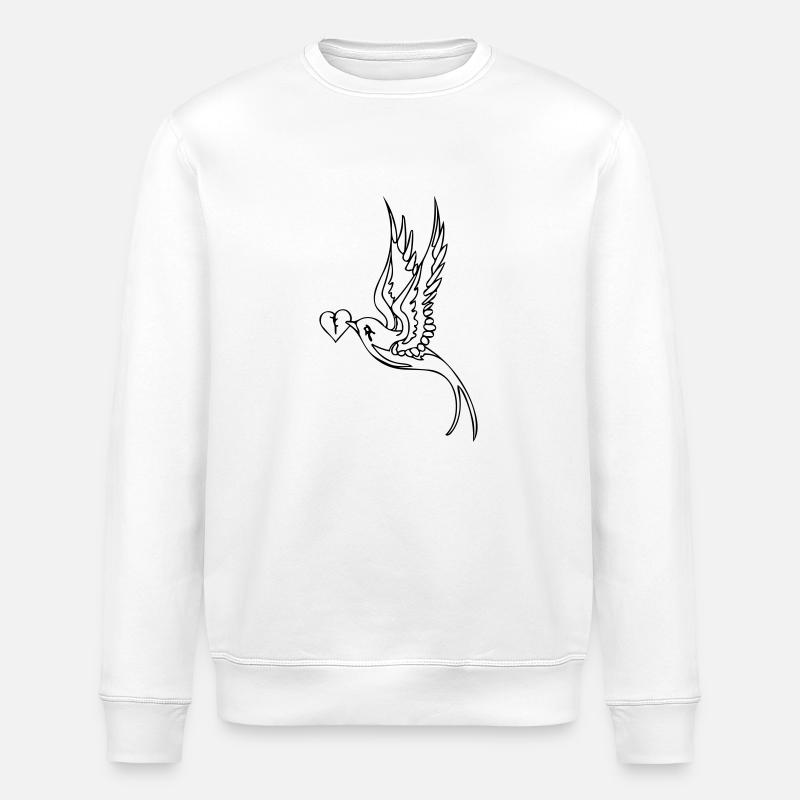 Vogel - Stanley/Stella Unisex Bio-Sweatshirt ROLLER - Weiß