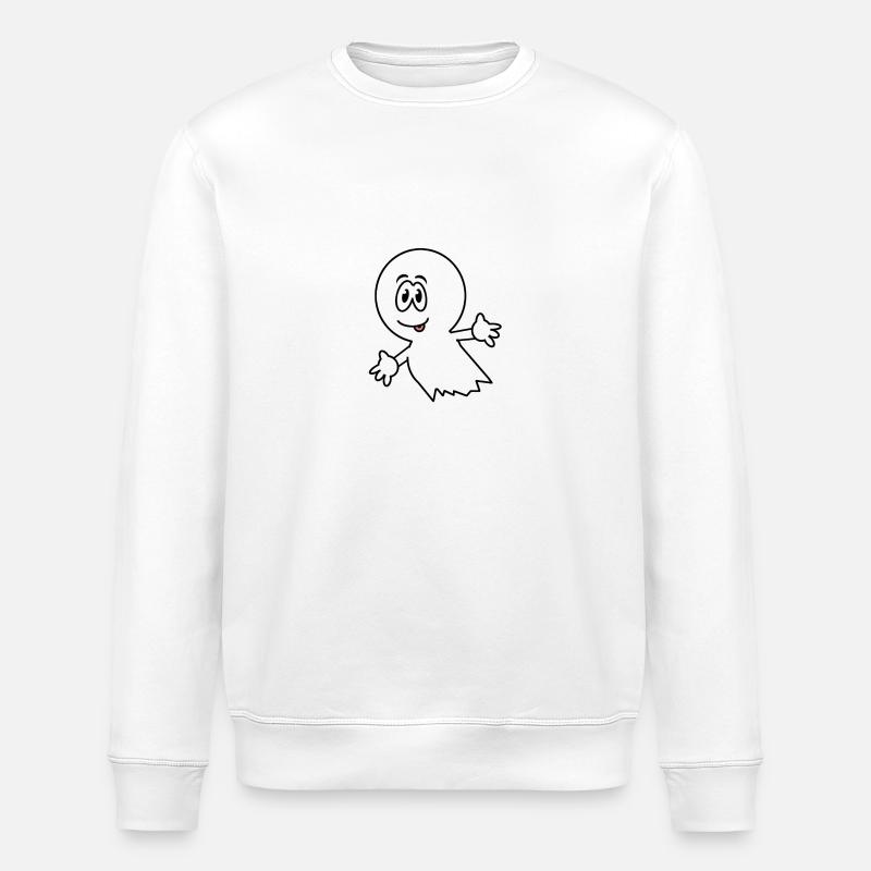 Gespenst - Stanley/Stella Unisex Bio-Sweatshirt ROLLER - Weiß