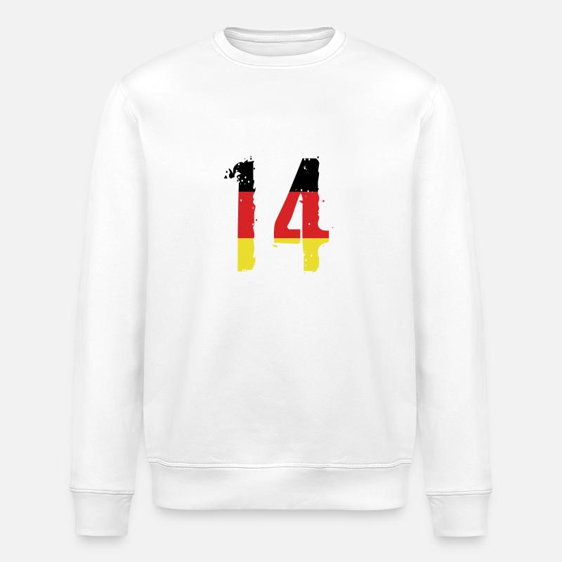 Maillot 14 numéros Allemagne - Sweat bio ROLLER Stanley/Stella Unisexe - blanc
