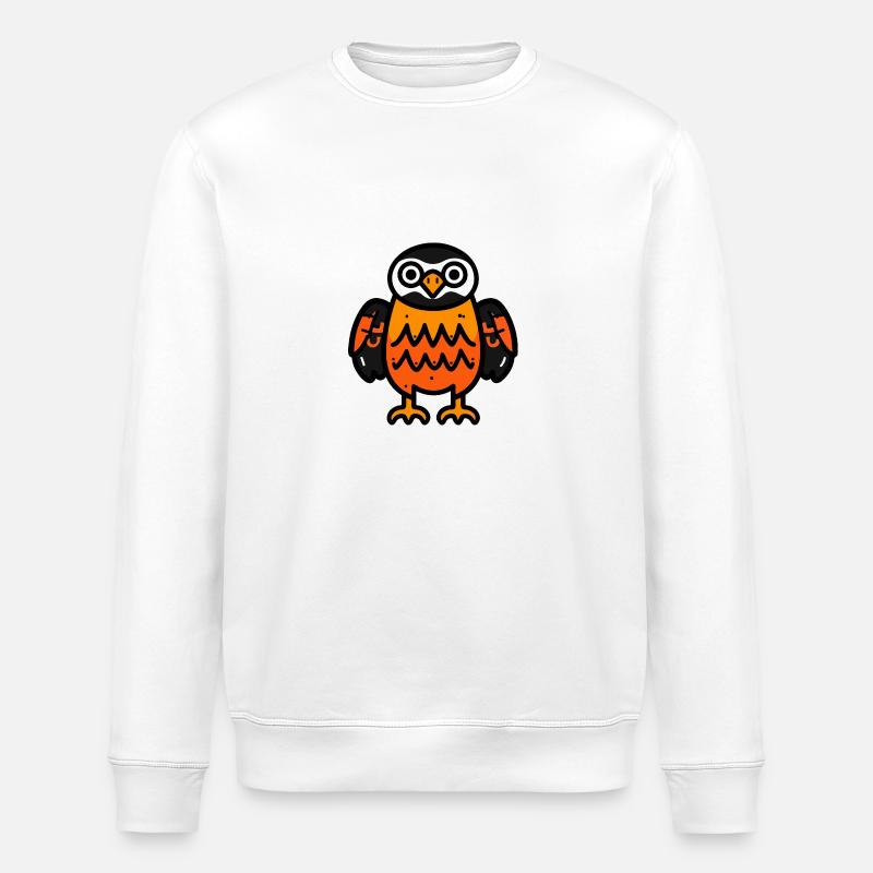 Adler Halloween Comic - Stanley/Stella Unisex Bio-Sweatshirt ROLLER - Weiß