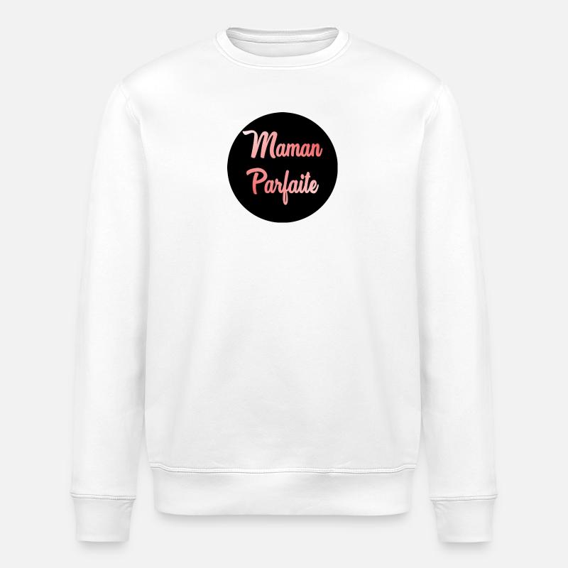 MAMAN PARFAITE - Sweat bio ROLLER Stanley/Stella Unisexe - blanc