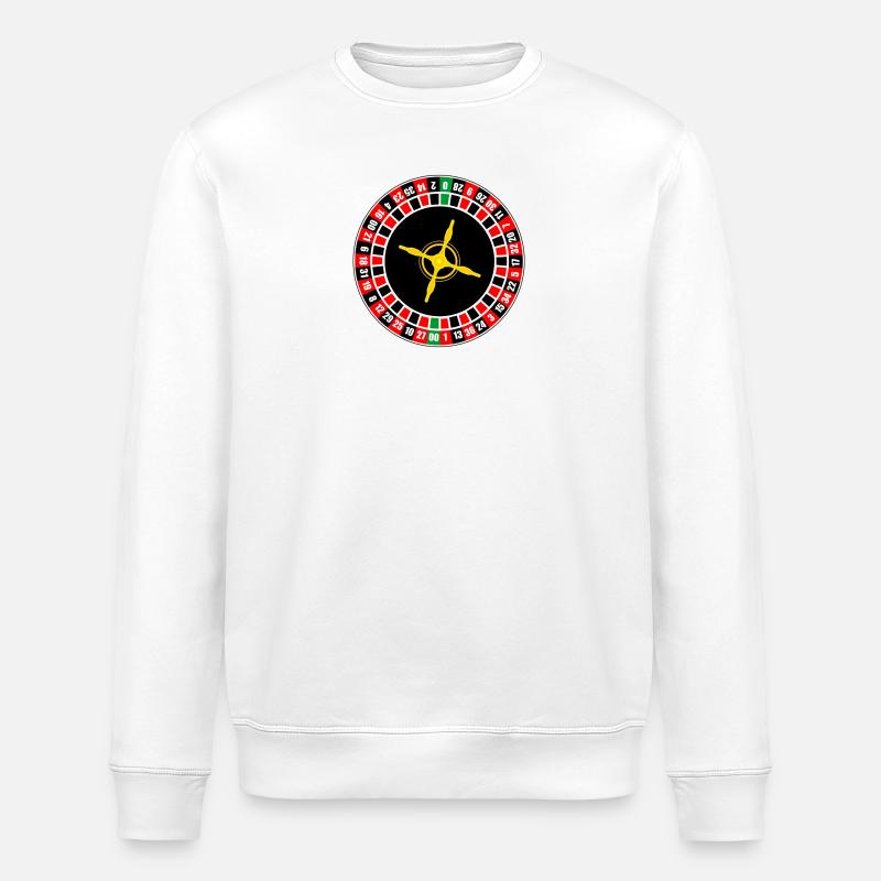 Cylindre Rolette - Sweat bio ROLLER Stanley/Stella Unisexe - blanc