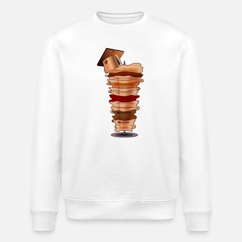 DÖNER KEBAB ABSCHLUSS STUDIUM - Stanley/Stella Unisex Bio-Sweatshirt ROLLER - Weiß