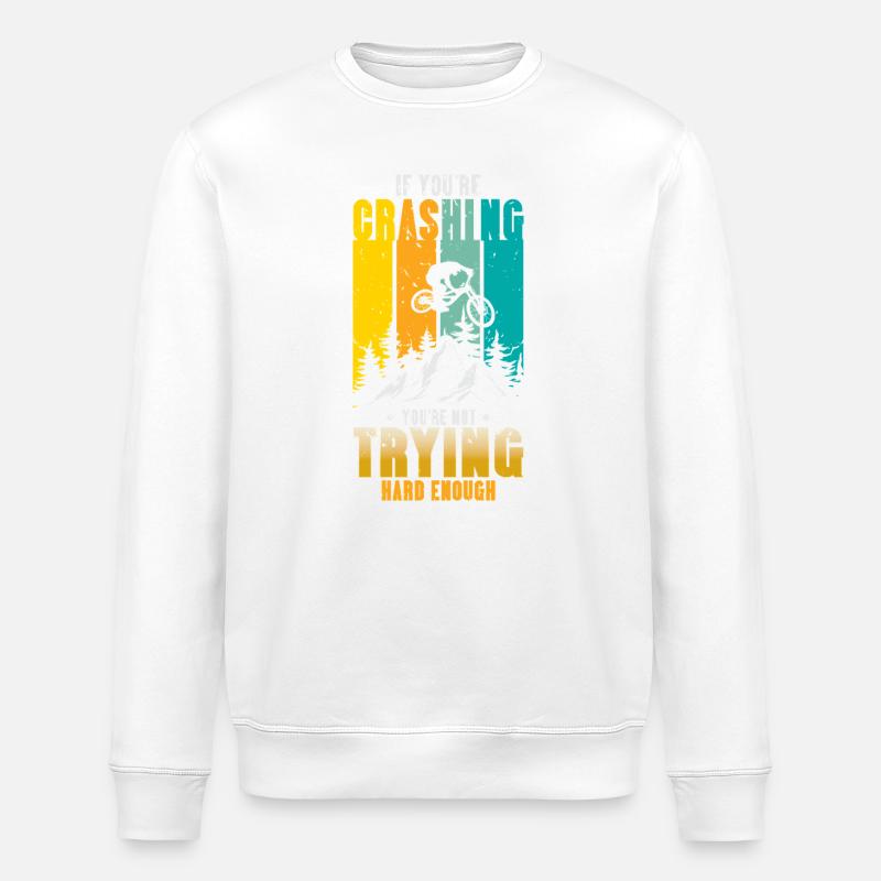 BMX Bicyclette Dire BMX Biker - Sweat bio ROLLER Stanley/Stella Unisexe - blanc