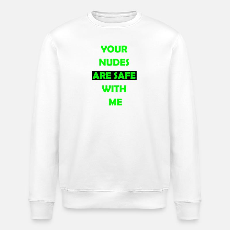 Lustige, kühne Aussage-Tee - Stanley/Stella Unisex Bio-Sweatshirt ROLLER - Weiß