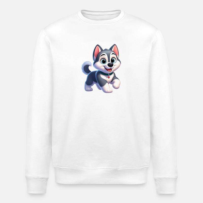 husky 2 - Sweat bio ROLLER Stanley/Stella Unisexe - blanc