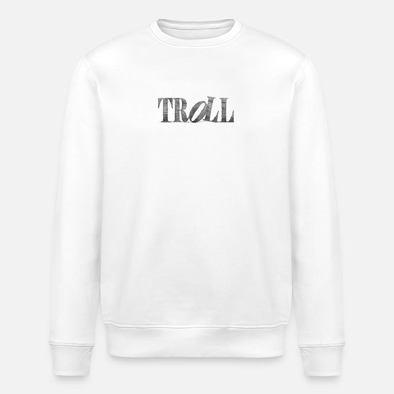 Troll - Stanley/Stella Unisex Bio-Sweatshirt ROLLER - Weiß