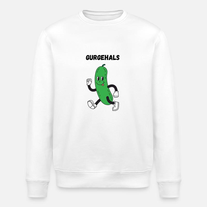 Gurkenliebhaber - Stanley/Stella Unisex Bio-Sweatshirt ROLLER - Weiß
