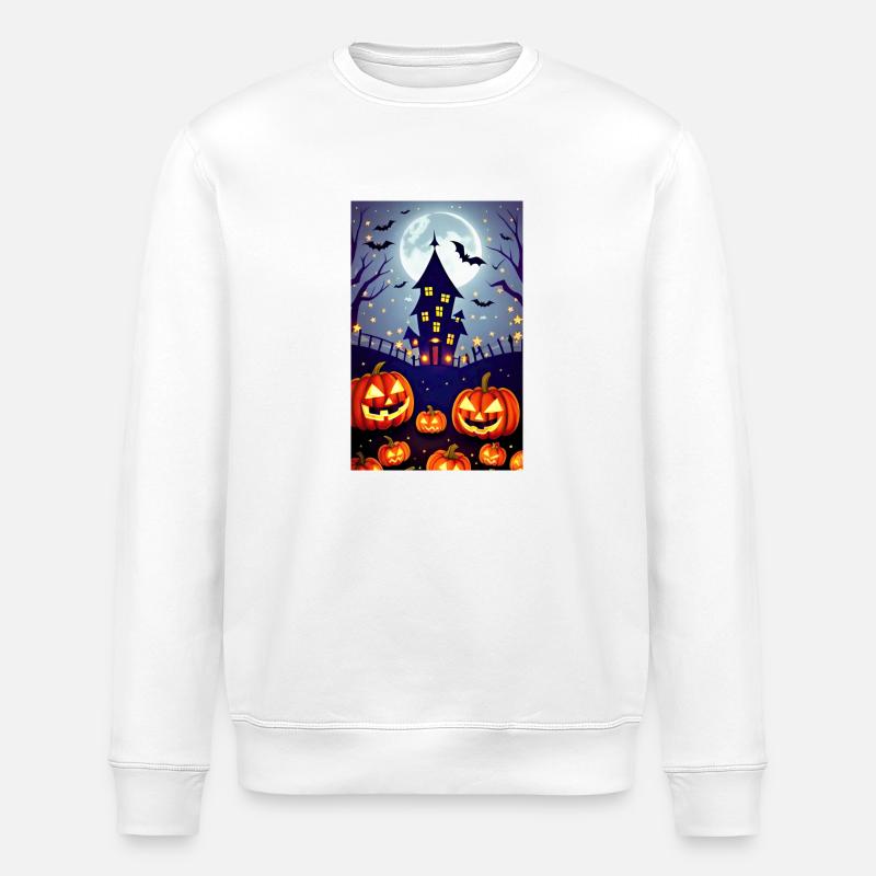 Halloween Party_1 - Stanley/Stella Unisex Bio-Sweatshirt ROLLER - Weiß