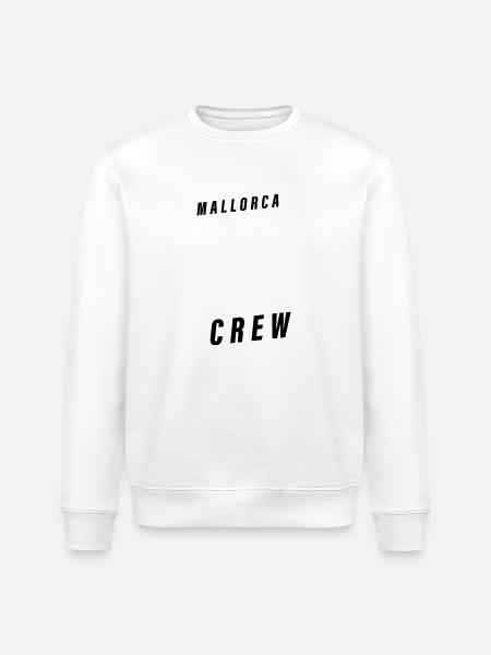 Mallorca Crew Palme Anker - Stanley/Stella Unisex Bio-Sweatshirt ROLLER - Weiß