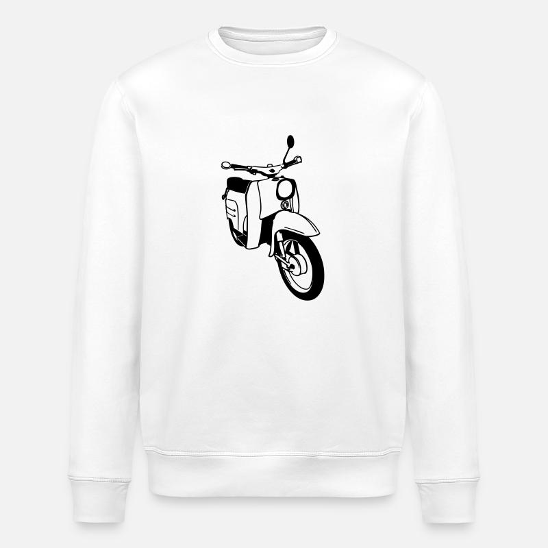 Simson Schwalbe - Sweat bio ROLLER Stanley/Stella Unisexe - blanc
