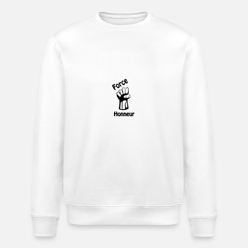 Force et Honneur - Sweat bio ROLLER Stanley/Stella Unisexe - blanc
