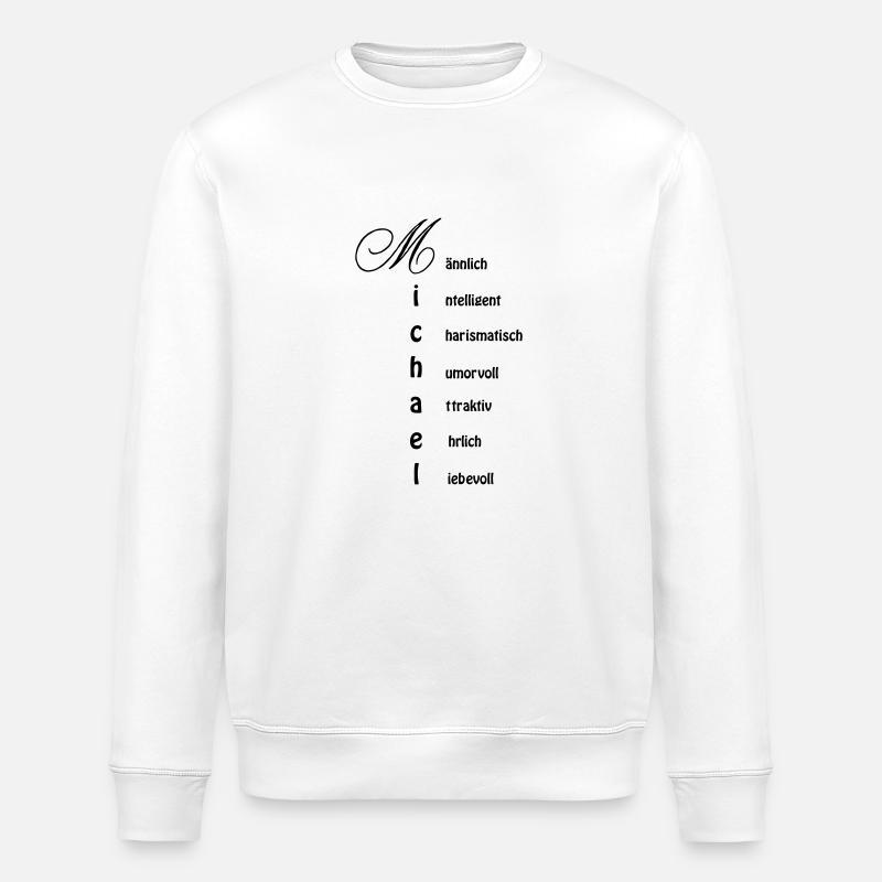 Michael - Stanley/Stella Unisex Bio-Sweatshirt ROLLER - Weiß