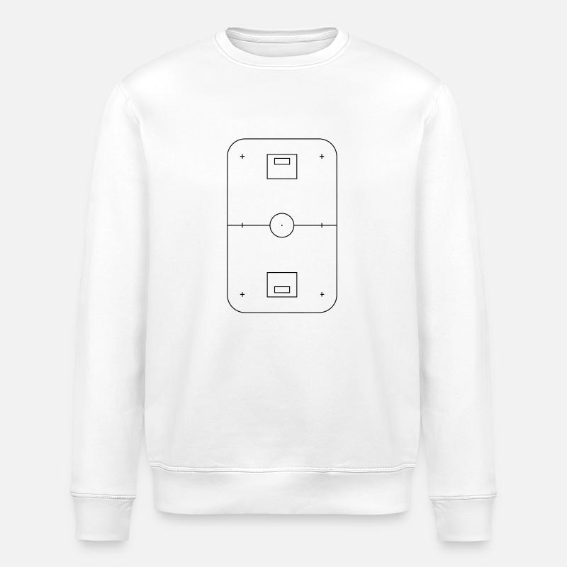 Unihockey Feld - Stanley/Stella Unisex Bio-Sweatshirt ROLLER - Weiß