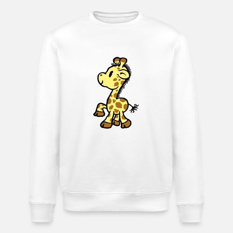Giraffe - Stanley/Stella Unisex Bio-Sweatshirt ROLLER - Weiß