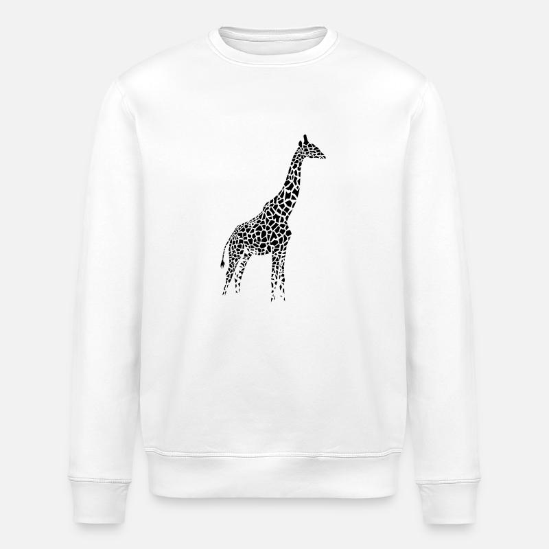 girafe afrique - Sweat bio ROLLER Stanley/Stella Unisexe - blanc