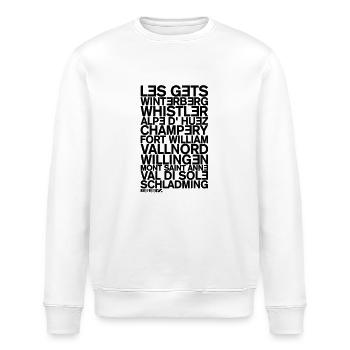 Bike Parks - Stanley/Stella ROLLER Unisex Organic Sweatshirt - white - Front - Nik (191cm)