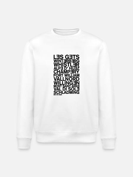 Bike Parks - Stanley/Stella ROLLER Unisex Organic Sweatshirt - white
