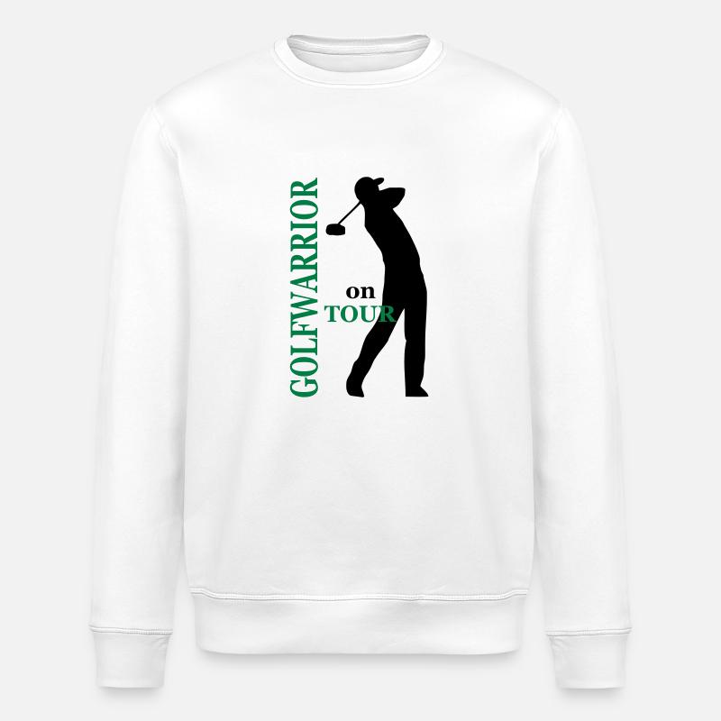 golf - Stanley/Stella ROLLER Unisex Organic Sweatshirt - white