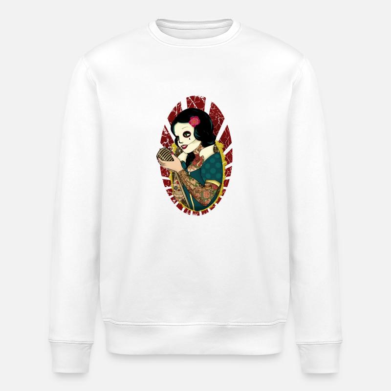 Rocher jusqu'à la mort - Sweat bio ROLLER Stanley/Stella Unisexe - blanc
