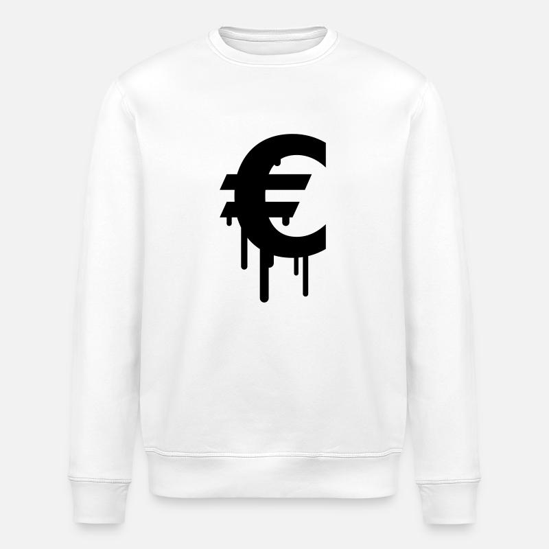 Euro - Stanley/Stella ROLLER Unisex Organic Sweatshirt - white