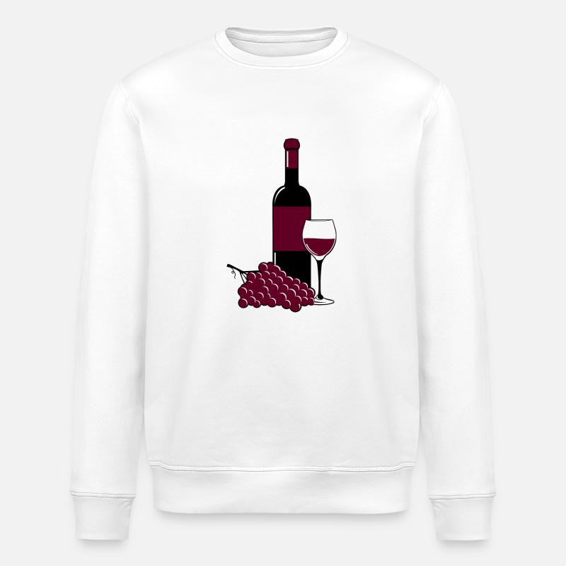 Wine - Stanley/Stella Unisex Bio-Sweatshirt ROLLER - Weiß