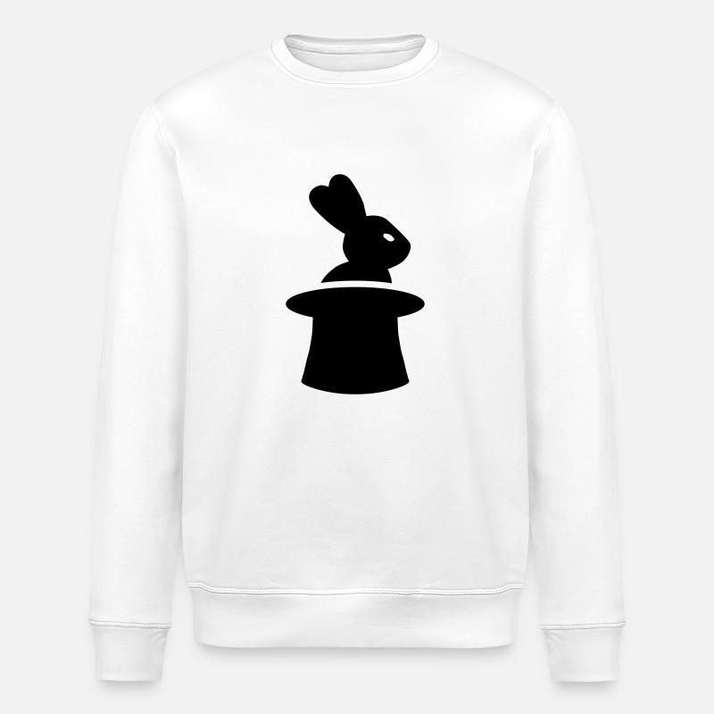 Magicien - Sweat bio ROLLER Stanley/Stella Unisexe - blanc