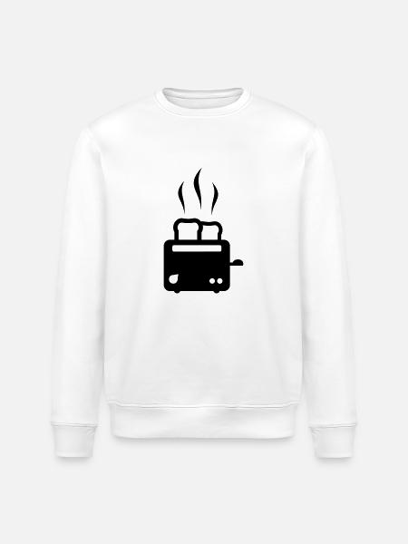Toaster - Stanley/Stella ROLLER Unisex Organic Sweatshirt - white