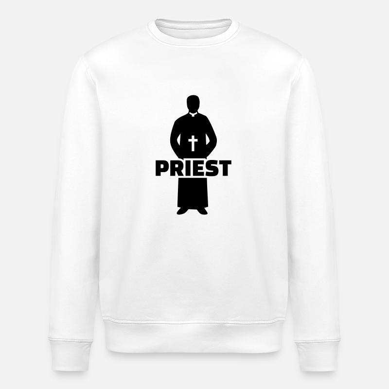 Priester - Stanley/Stella Unisex Bio-Sweatshirt ROLLER - Weiß