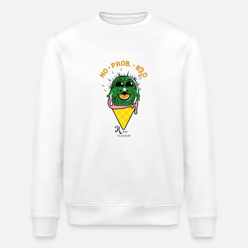 Kaktuseis - Pflanzen - Stanley/Stella Unisex Bio-Sweatshirt ROLLER - Weiß