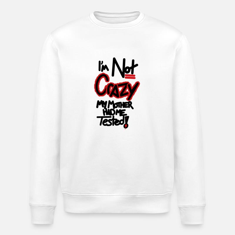 Pas fou - Sweat bio ROLLER Stanley/Stella Unisexe - blanc