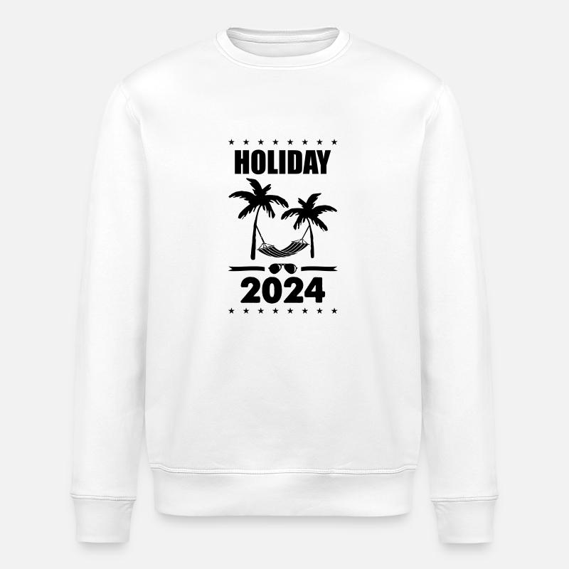 Vacances 2024 - Sweat bio ROLLER Stanley/Stella Unisexe - blanc