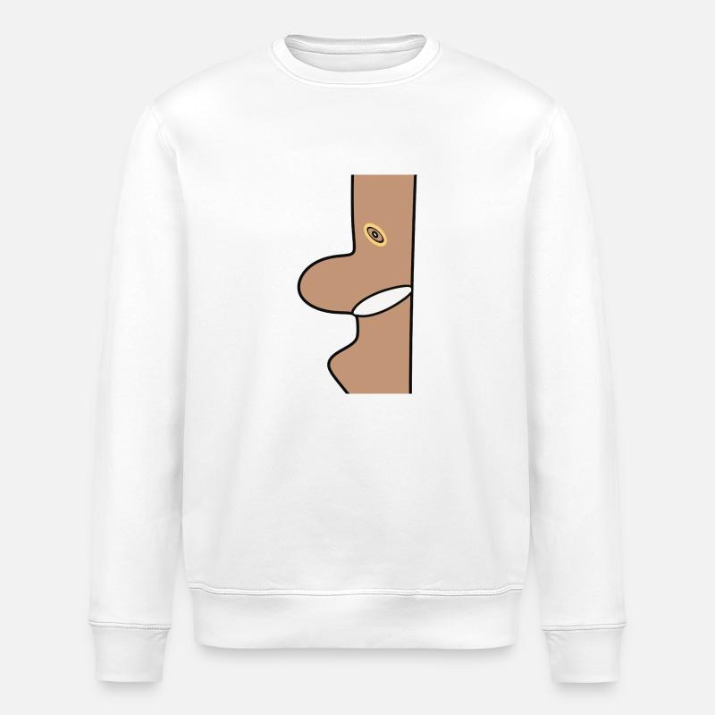 Schlumpfbein - Stanley/Stella Unisex Bio-Sweatshirt ROLLER - Weiß