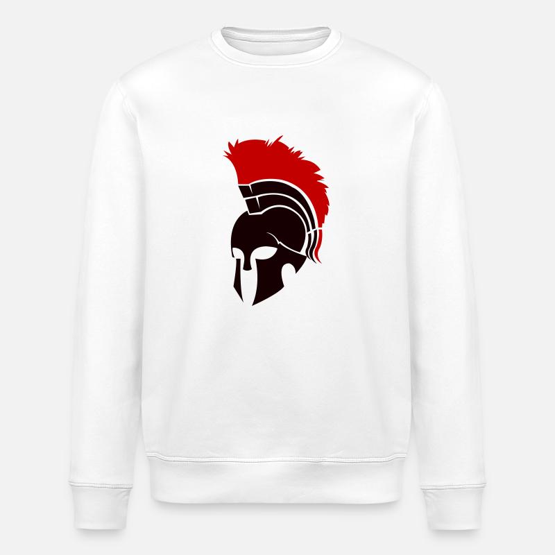 sparta helm - Stanley/Stella Unisex Bio-Sweatshirt ROLLER - Weiß