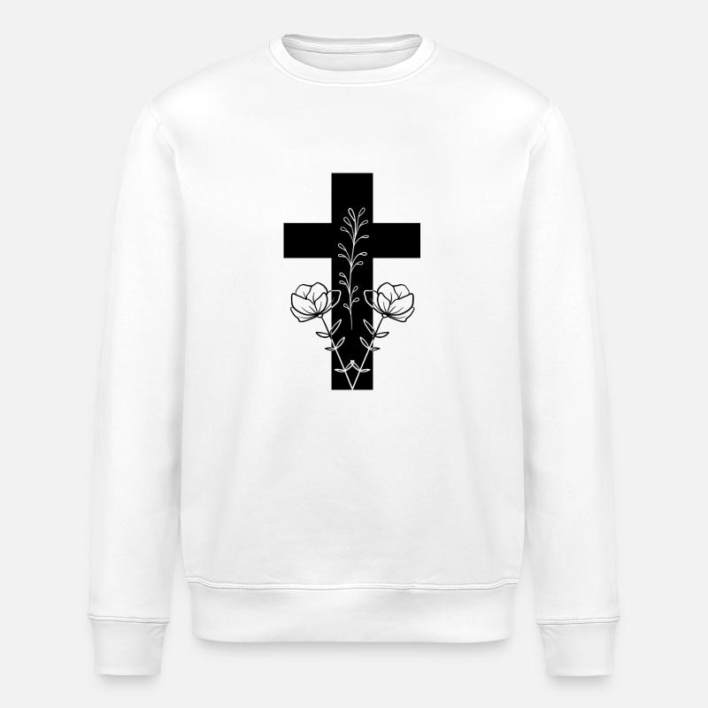 Croix - Sweat bio ROLLER Stanley/Stella Unisexe - blanc