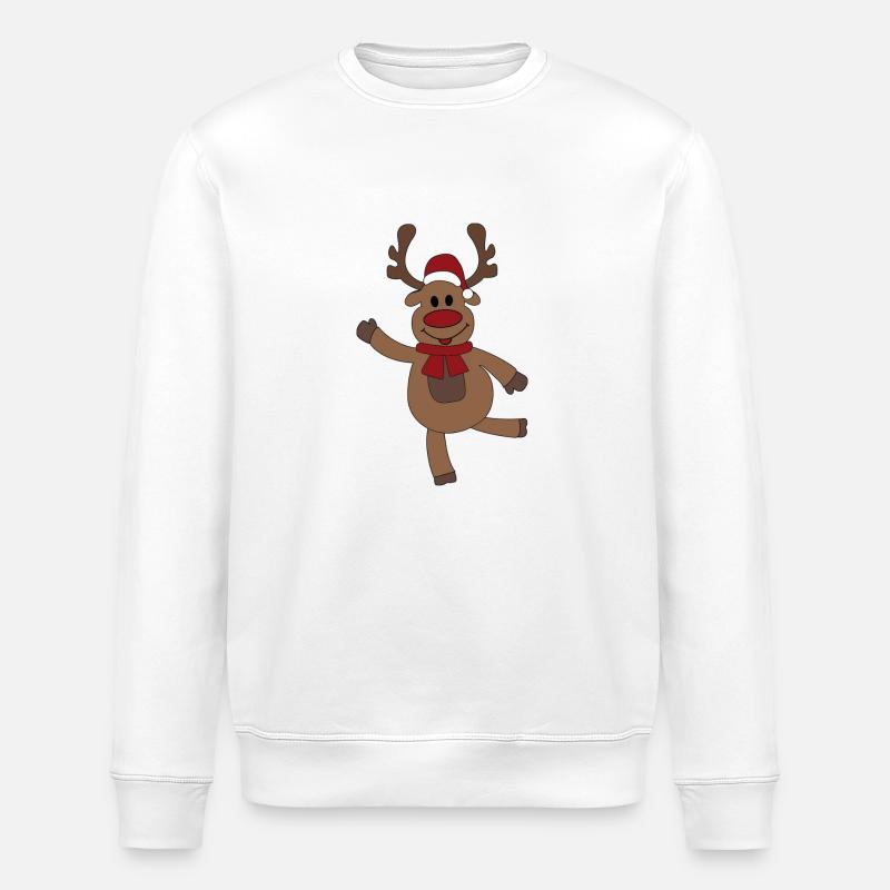 Weihnachten - Stanley/Stella Unisex Bio-Sweatshirt ROLLER - Weiß
