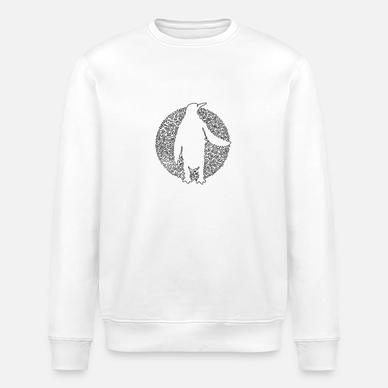 Pinguin - Stanley/Stella Unisex Bio-Sweatshirt ROLLER - Weiß