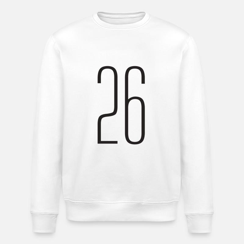 26 - Stanley/Stella ROLLER Unisex Organic Sweatshirt - white