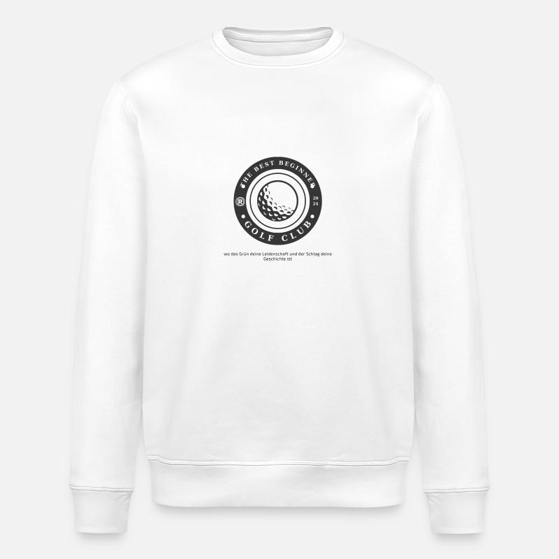 Clé de golf pour débutants - Sweat bio ROLLER Stanley/Stella Unisexe - blanc